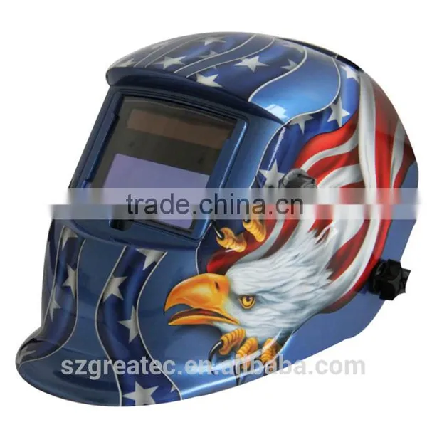 LYG-8520A Eagle Print 4 Color Mask Welding Helmet Auto Darkening for Tig Quality Choice photo-3