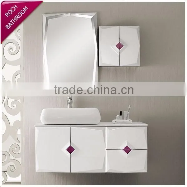 ROCH 2001 Hot Cheap Wooden Cabinet Bathroom Basin