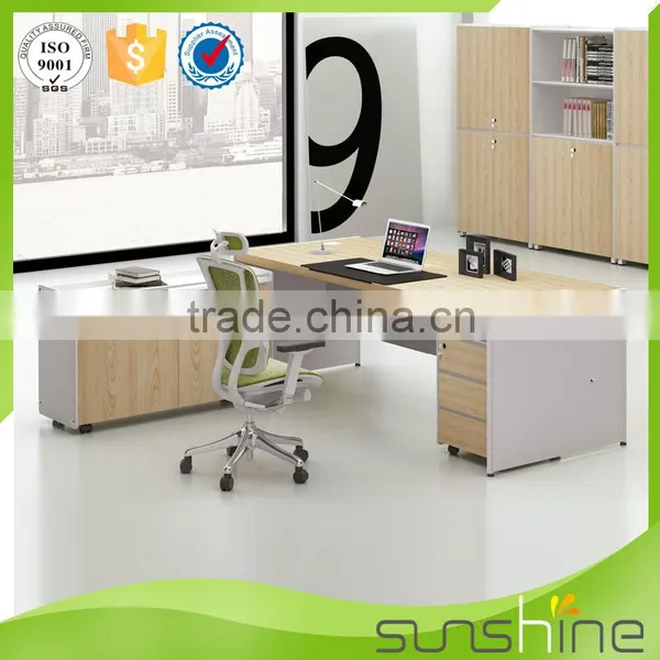 China Factory Price Classic High Potency Maple Executive Desk photo-2