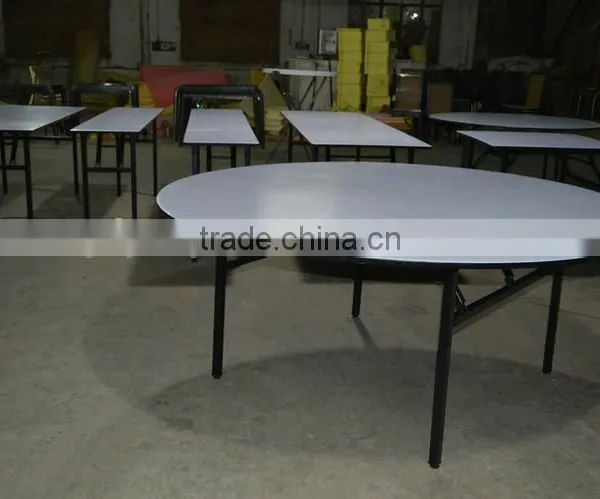 Half Round Folding Dinning Table for Restaurant photo-3
