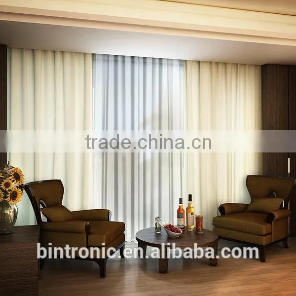 Bintronic Customized Taiwan Factory Made Aluminum Alloy Tracks For Electric Remote Control Curtains photo-6