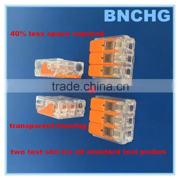 New Hot Sale Replace Wago 221 Type 40% Smaller Than Wago 222 Push In Electrical Wire Connectors for All Wire Types photo-3