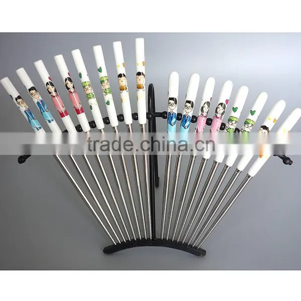 Exquiste Design Ceramic Chopsticks With Family Logo photo-3