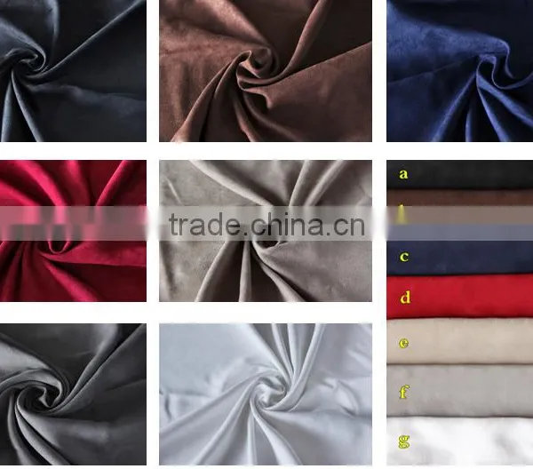 OKTEX 100 Approved Thick Sofa Upholstery Fabric,wholesale Fabric,100 Polyester Suede Fabric Quality Choice Most Popular