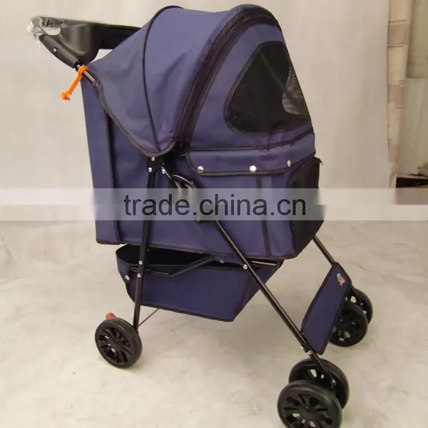 2016 Pet Stroller With 3 Point Canopy With Game Entrance Window,with Good Designs 4 Wheels Keep Your Pet Safe and Comfortable photo-5