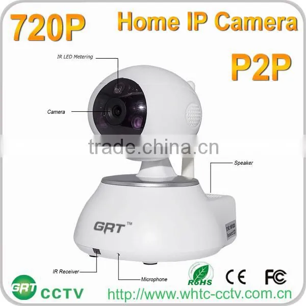 Sensor Alarm,Two Way Audio Intercom,720p P2p Security Cctv Camera ip Camera Factory