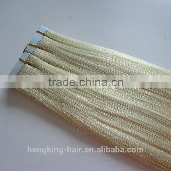 100% European Hair Tape Hair Extension Brazilian Tape Hair Extensions photo-5