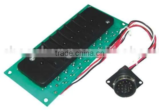 Electronic color-selection board for somet rapier loom