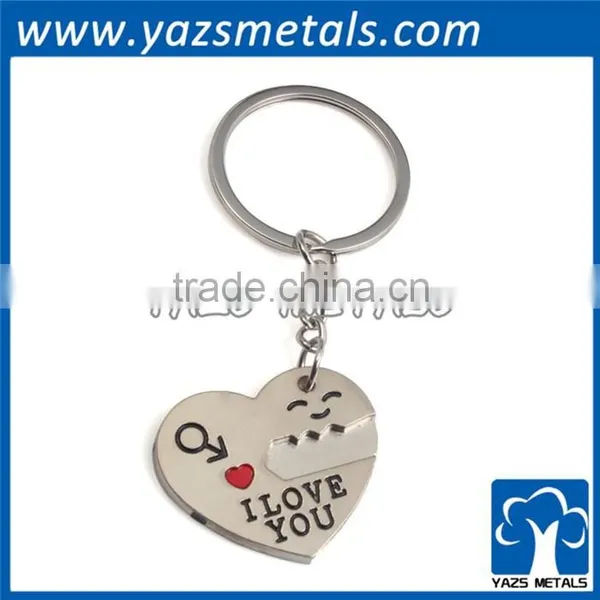 Metal Heart Shape Wedding Gifts Key Chain photo-5
