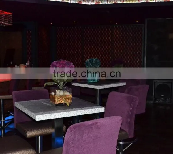 Artificial Imitation Stone Resin Pebble Panel for Pebble Table Top Design photo-2