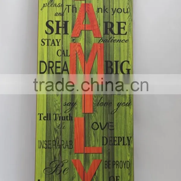 Home Decoration Wooden Plaque Painting photo-3
