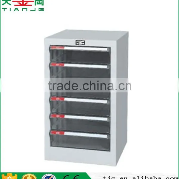 Taiwan Efficiency Plastic PS Transparent Drawer Steel Filing Cabinet Magazine Newspaper Document Cabinet TJG A4H-104 photo-3