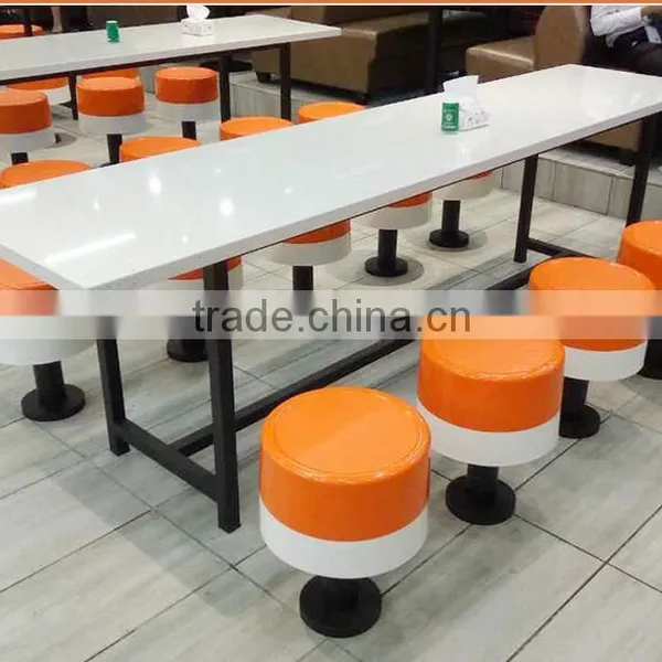 KFC McDonald's Table , Artificial Stone Restaurant Table, Dinging Tables,,Acrylic Soid Surface KFC Table photo-6