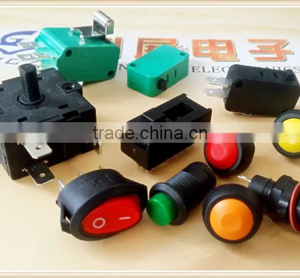 M77 KW7-15 No Lever Micro Switch China Electrical ( 125VAC 250VAC ) Push to off 2 Pin Micro Switch photo-4