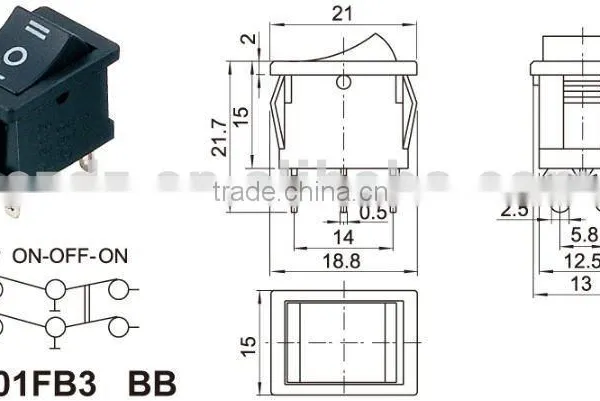 Zhejiang 16A Lighted Rocker Switch,home Appliance Rocker Switch,air Blower Rocker Switch photo-3