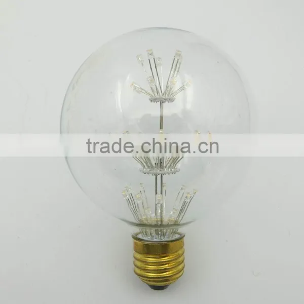 Led Firework Bulbs ST64/T30/G95/A19 Decorative Firework Bulbs E26/E27 Dimmable Firework Filament Bulbs 2W/4W/6W/8W photo-4