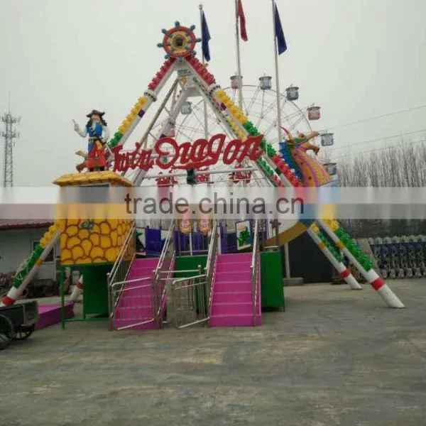 Outdoor Playground Pirate Ship Rides With Trailer for Sale photo-2