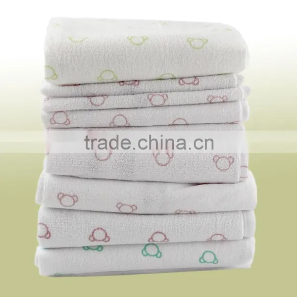 Bamboo Terry Cloth Printed Infant Baby Reusable Underpad / Changing Pad photo-3