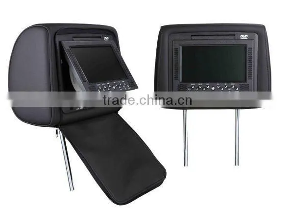 7'' Headrest car dvd Player with zipper,Car DVD Player,customized products!
