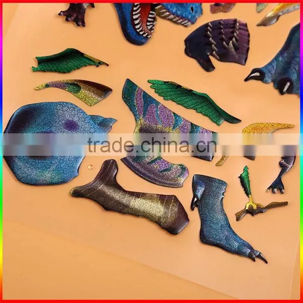 Dinosaur Deisgns Colorful Dome 3D Epoxy Stickers photo-3