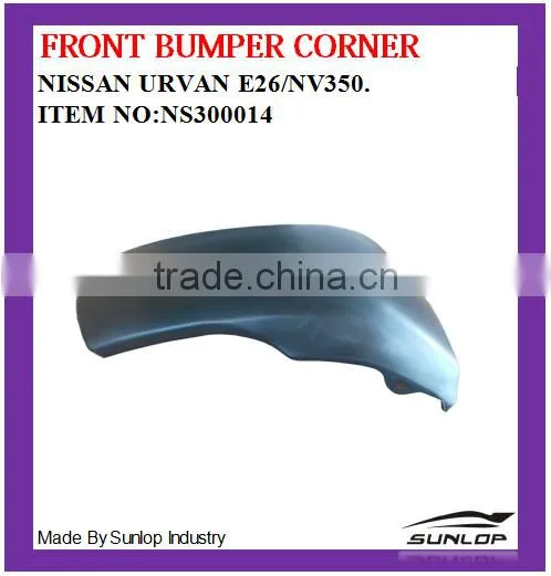 New Products Auto Spare Parts Front Bumper Corner NS300014 for NS Urvan E26/ NV350