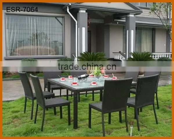 Rattan Dining Room Dining Set