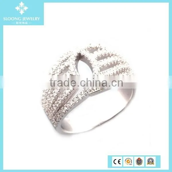 High-end 925 Sterling Silver Infinity Diamond Ring of 2015 Valentine's Day photo-2