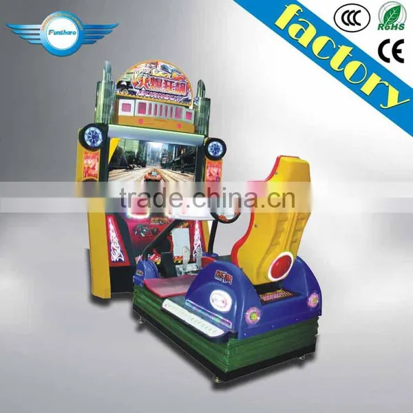 Funshare Hot Sale 3d Car Driving Simulator Machine Coin Operated Driving Car Game Machine