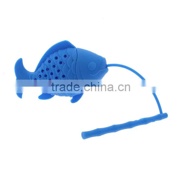 Eco-friendly Good Quality Fish Shape Tea Infuser Silicone photo-5