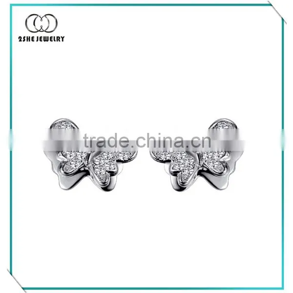 High Quality 925 Silver Jewellery Butterfly Earrings
