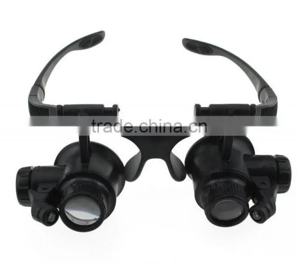 10X 15X 20X 25X Binocular Loupe Glasses Magnifier Magnifying Glass With LED Light for Jewelry Appraisal Watch Repair photo-3