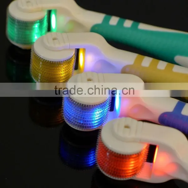 Beauty Titanium Micro Needle Led Derma Roller photo-5