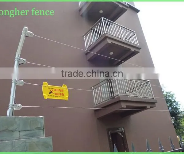 Security Alarm Fence With High Voltage Power Shocking Fence ---Tongher