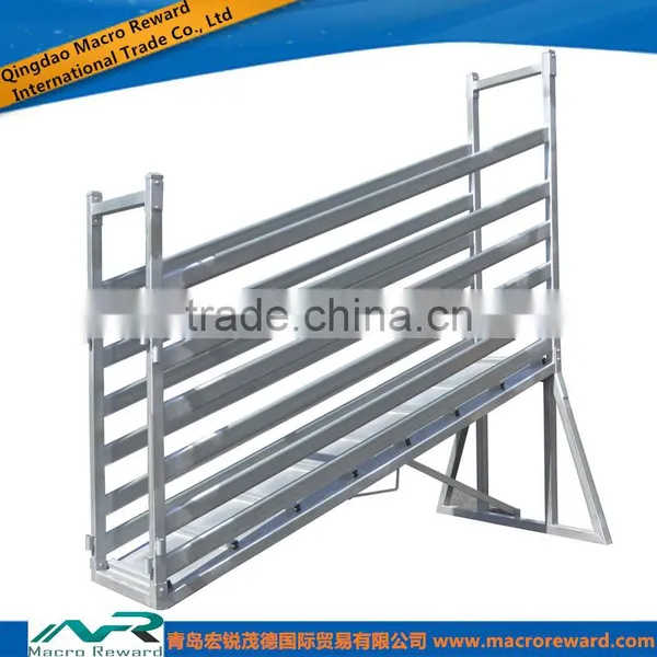 AS/NZS 304 316 4m Steel Cattle Adjustable Loading Ramp for Farms photo-3