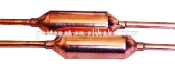 Copper Spun Filter Drier/Copper Welding Filter Drier/double Inlets photo-3
