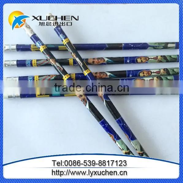 Wholesale Cheap Round/hexagonal Promotional Wooden Black Lead HB Pencil With Eraser photo-6