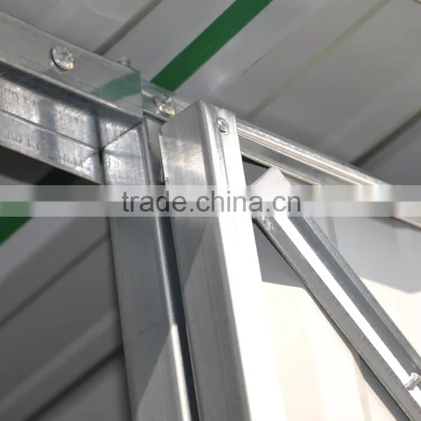 2015 Eco Friendly Shed Low Price Green Aluminium Garden Shed for Storage photo-5