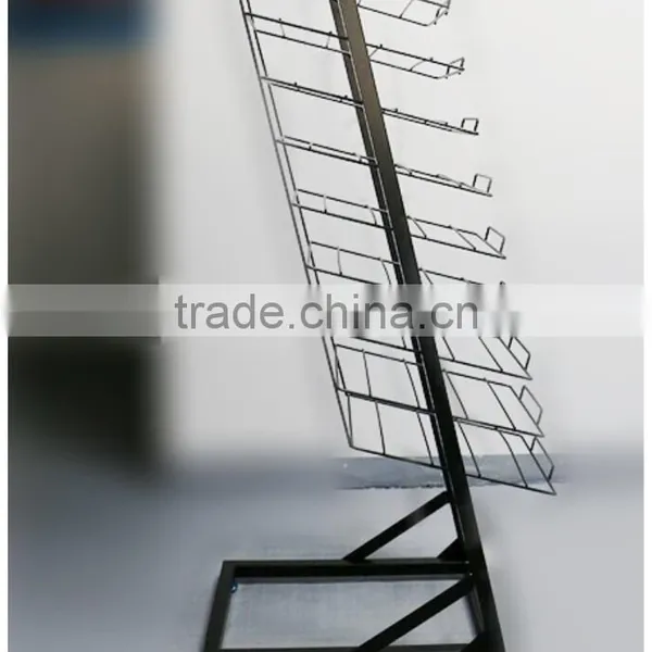 Floor-standing Multi-tier Customized Carpet Sample Dsiplay Rack photo-2