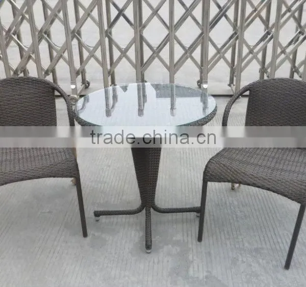 Wholesale Factory Wicker Outdoor Furniture Leisure Rattan Table and Chair photo-6