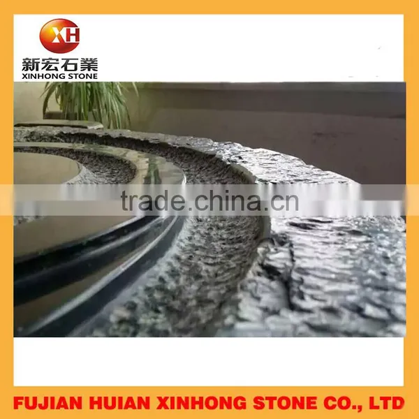 Natural Round Granite Gongfu Tea Tray for Decoration photo-3