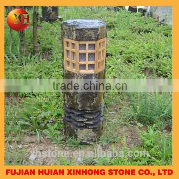 Ramadan Decoration Handcarved Nature Stone Fence Lantern photo-4