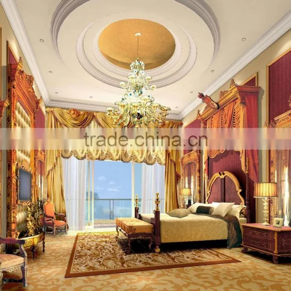 Luxury 3D Interior Design in European Style of Master Bedroom With Complete Furnitures and Decoration Items photo-2