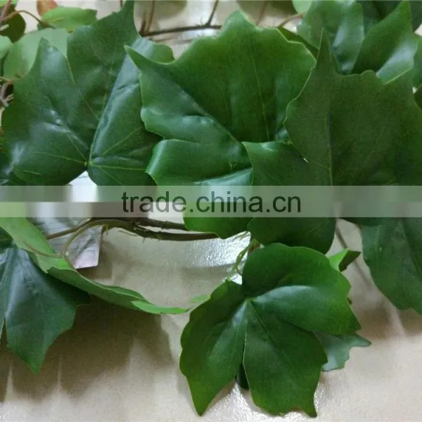 SJ0601027 Guangzhou Factort Wholesale Fake Leaves Vine Plastic Artificial Flowers Vine photo-4