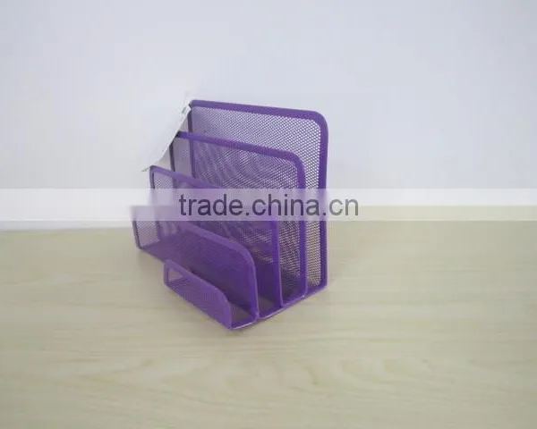 2016 Mesh Metal Wire Desk Top Paper Organizer File Folder Holder Office File Rack Office File Rack photo-3
