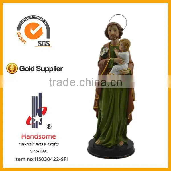 8 Inch Joseph With Babys Religious Statues Wholesale Christmas Figurine photo-3