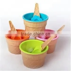 BSCI Factory Food Grade Plastic Ice Cream Serving Bowl,Round Ice Cream Bowl photo-2