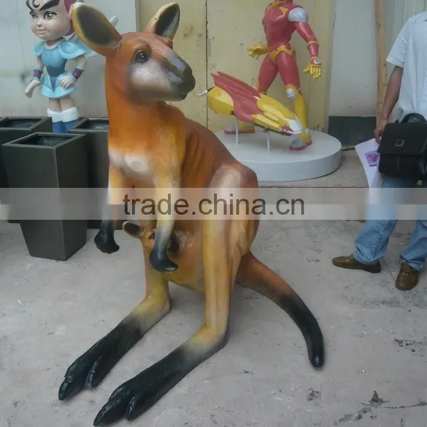 Fiberglass Kangaroo Statue for Movie Cartoon photo-3