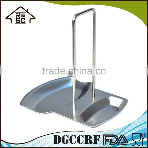High Quality Stainless Steel Pot Lid and Spoon Holder, Kitchen Spoon Rest photo-5