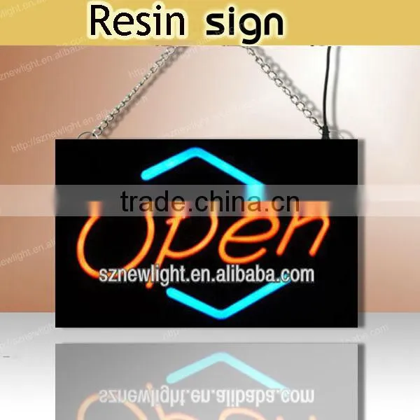 Customized Open Flash Led Sign for Advertising and Promotion . Led Resin Sign / Led Open Sign photo-3