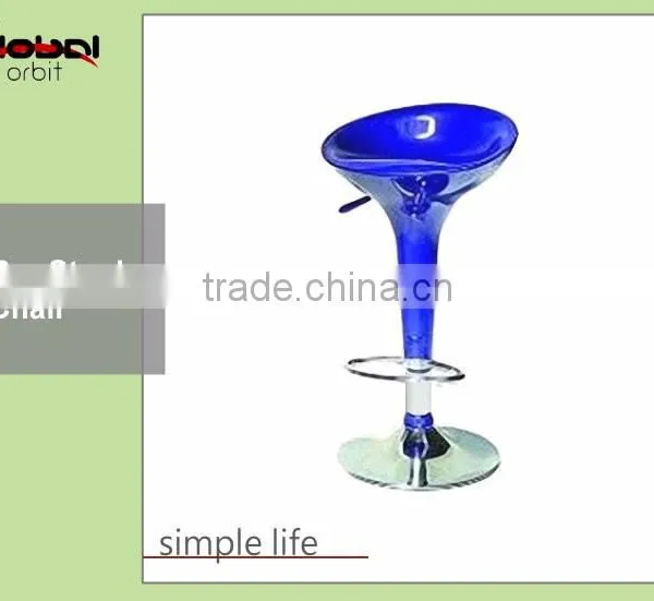 Height Adjustable Pub Club Chair Kitchen Plastic Morden Bar Stools photo-5